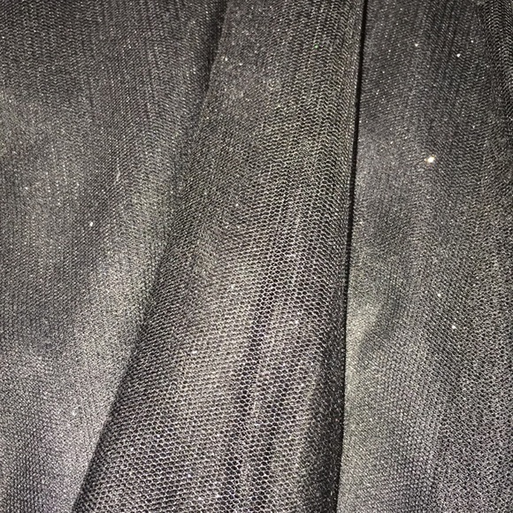 “The Black Swan” Black sparkling formal dress. - Picture 6 of 8